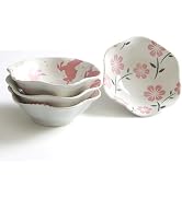 AYFDISHS 4 Inch Ceramic Dipping Bowls, Side Dishes Soy Sauce Dishes Chinese/Japanese Serving Dish...