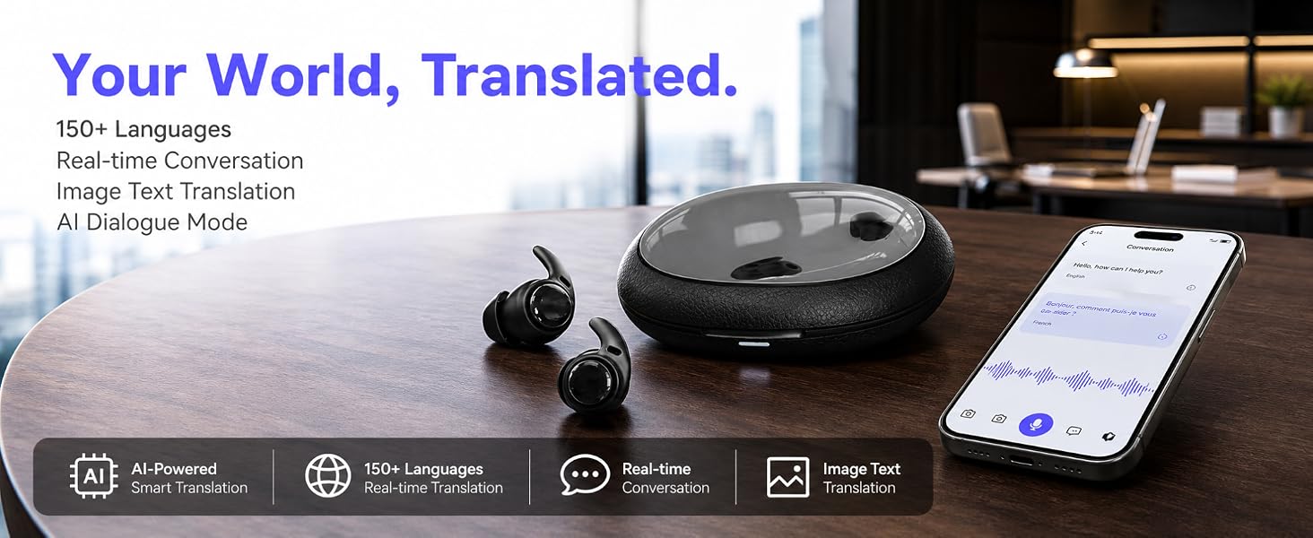ai translation earbuds real time