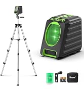 Laser Level with 40in Tripod, Huepar 150°/150Ft Self Leveling Lazer Leveler Tool with Pulse Mode ...
