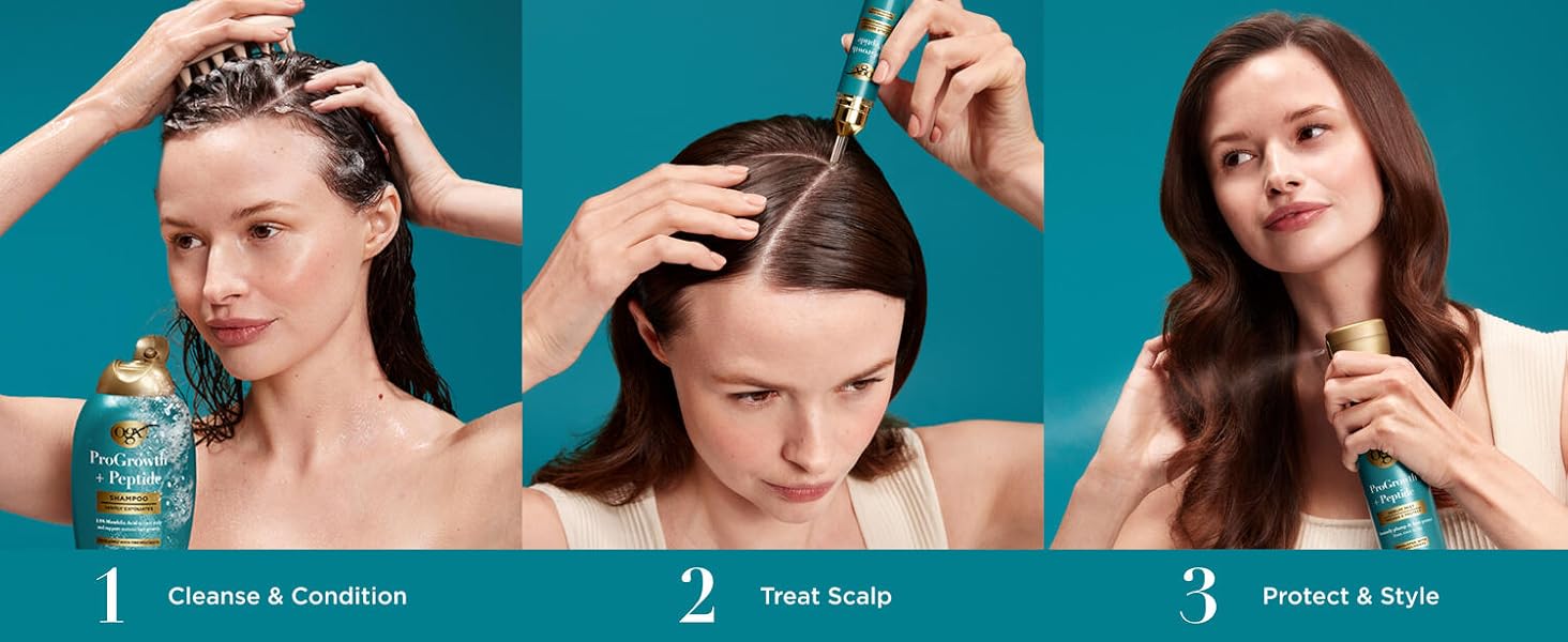 ProGrowth Routine for visbily thicker, fuller hair