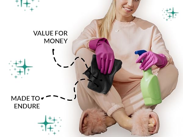 ZUPERIA cleaning cloths, 100% Cotton terry cleaning towels, highly absorbent, home and office use