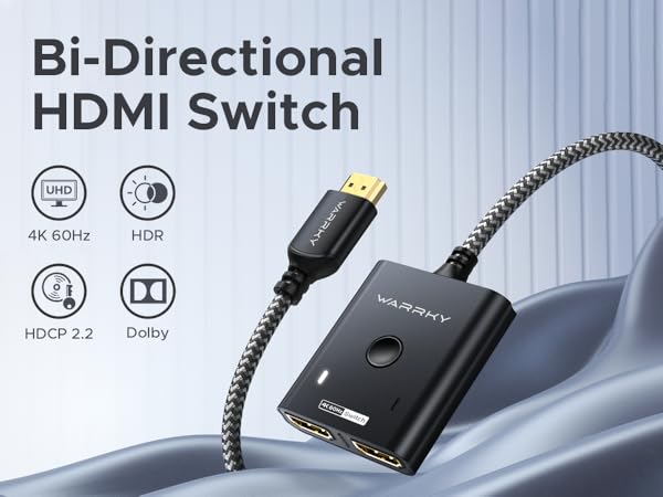 2 In 1 Out HDMI Switch