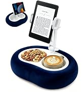 Miledi Tablet Pillow Stand, Compatible with 5"-12.9" Kindle, iPad, Phone/Tablet, 360° Rotating Ph...