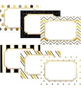 240PCS Gold Foil Name Tags Stickers for Christmas Gifts - Large Size (3.7