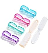 Handle Grip Nail Brush, Hand Fingernail Scrub Cleaning Brushes for Toes and Nails Cleaner, Pedicu...
