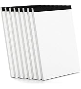 Dot Grid Journal Notepad 8.5 x 11, 8 Pack, Dotted Grid Paper Note Pads 8.5" x 11", White Dotted J...