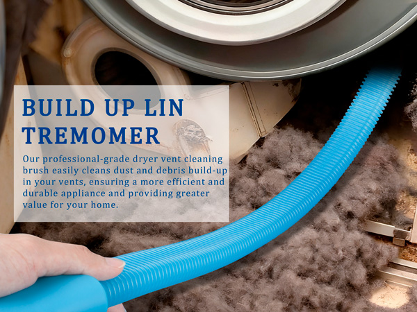 Dryer Vent Cleaner Kit with Dryer Vacuum Hose Attachment