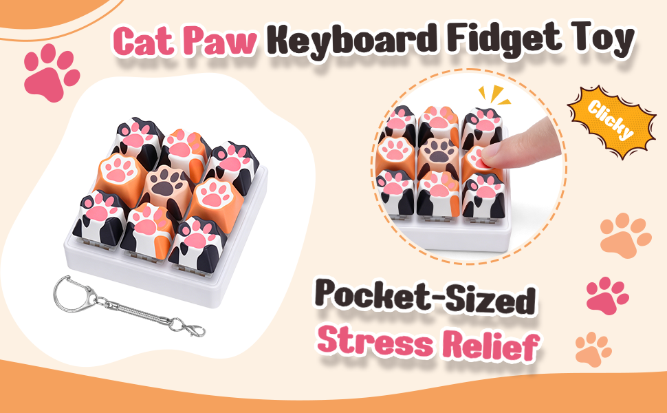 9-in-1 Cat Paw Keyboard Clicker