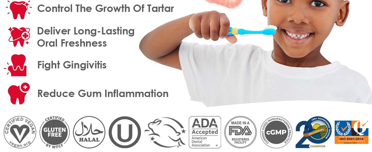 kids organic toothpaste foaming remineralizing toothbrush set hygiene fluoride free 4-7