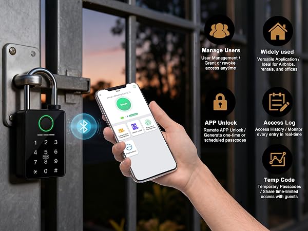 smart padlock
