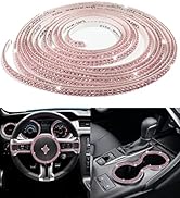 AOCISKA 16.4Ft Bling Car Trim Self Adhesive,Car Dashboard Decorations,DIY Rhinestone Car Interior...