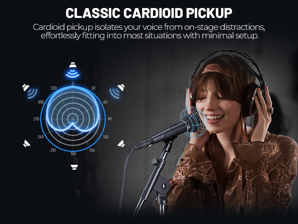 Phenyx Pro Dynamic Vocal Microphone PM-25S