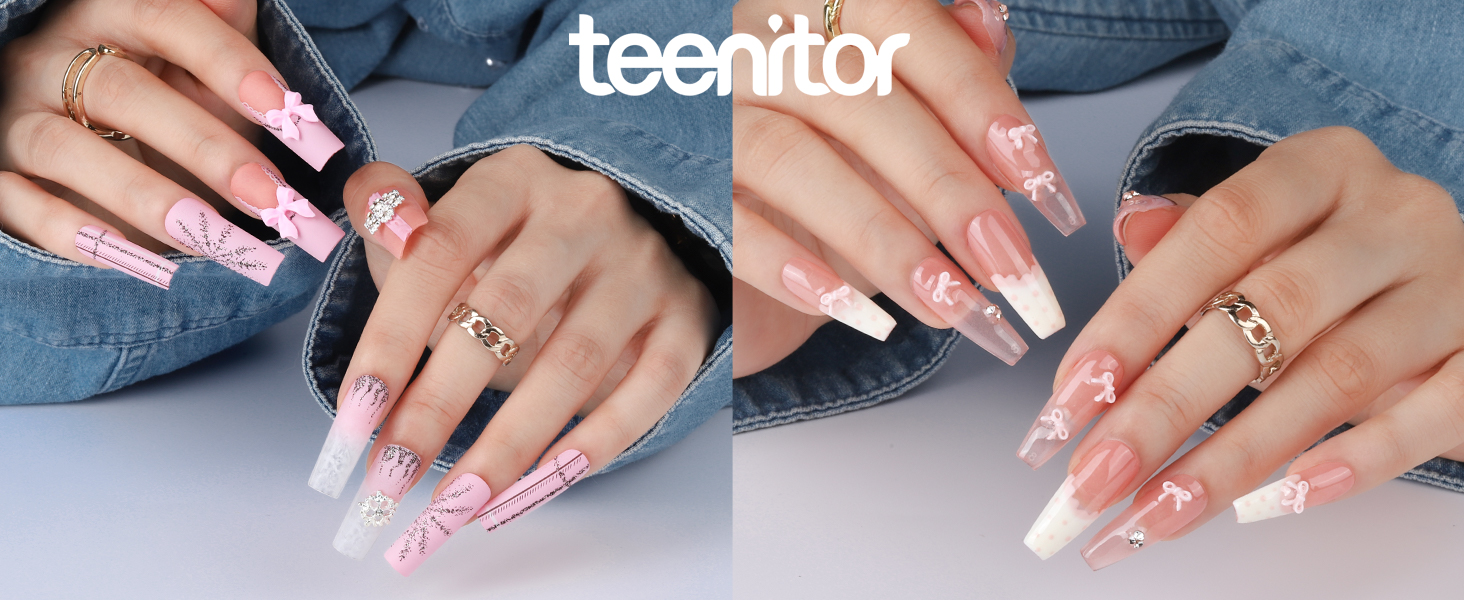 Clear Coffin Nail Tips