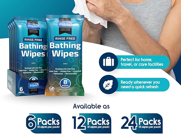 Bathing wipes