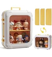 Find Scrapblooms Clear Display Case for Figures, Adjustable Display Stand Toy Box,Dust-Proof Stac...