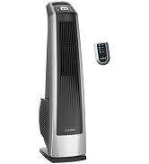 Lasko High Velocity Oscillating Tower Fan for Bedroom, Garage, Basement, and Gym with Remote Cont...