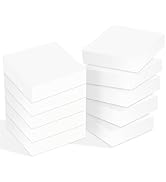 White Sticky Notes 3 x 3 Inch,10 Pads Self-Stick Notes Pads,100 Sheets/Pad Super Sticking Power M...