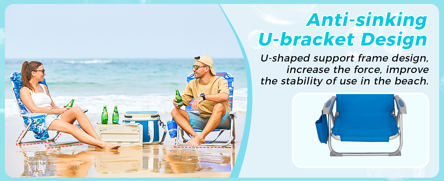WEJOY Folding Beach Chair for Adults