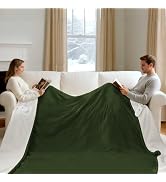 FVERWAG King Heated Blanket Dual Control - Washable Electric Blanket | 5 Heating Levels, 10 Hours...