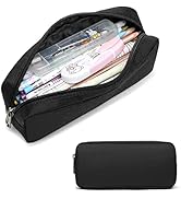Della Gao Small Pencil Case Large Capacity Pencil Pouch Marker Pen Bag Coin Pouch Office Statione...