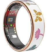 Yihou Ladies Smart Ring for Women Health Ring Fitness Tracker Ring with Heart Rate Blood Pressure...