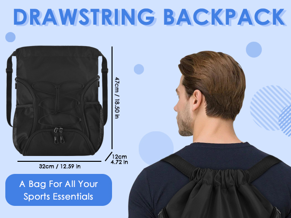 drawstring backpack
