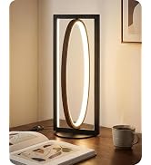 GOEBLESON Modern LED Table Lamp, Dimmable Minimalist Bedside Lamp, 3 Color Temperatures, Angle Ad...
