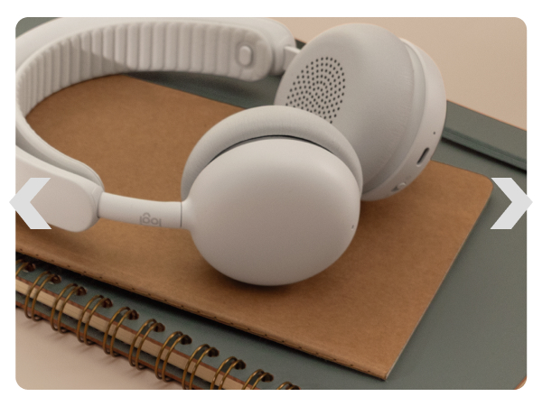 a white headset