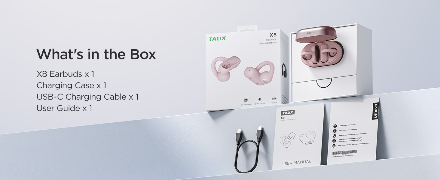 clip-on open-ear earbuds