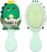 DINATIS Hair Brush Kid Detangling Hairbrush Toddler Hair Brush Plastic Soft Massage Comb Small Di...