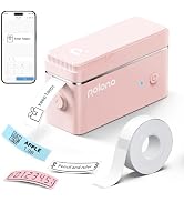 POLONO P31S Label Maker Machine with Tape, Portable Thermal Printer, Portable Bluetooth Label Pri...