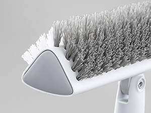 floor brush scrubber with long handle