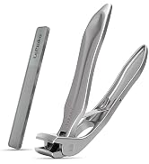 Angled Head Large Toenails Clippers for Seniors, Nail Clipper for Thick Toenails and Fingernails,...