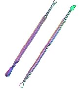 Cuticle Pusher Nail Polish Remover Stainless Steel Manicure Tool Set Gel Nail Polish Peeler Scrap...