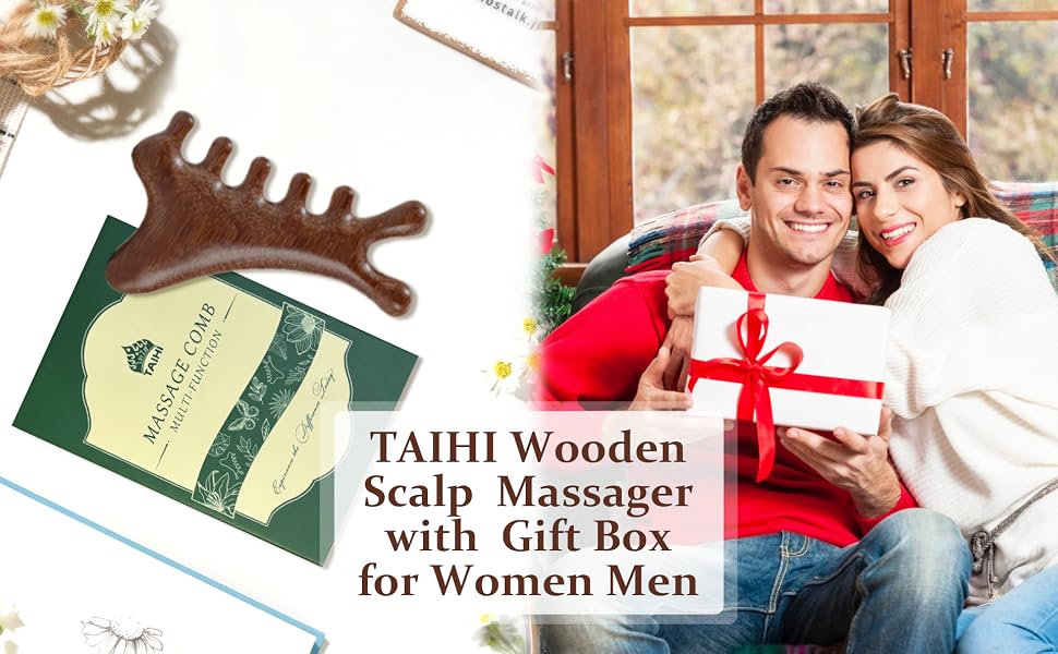 Wooden Scalp Massager