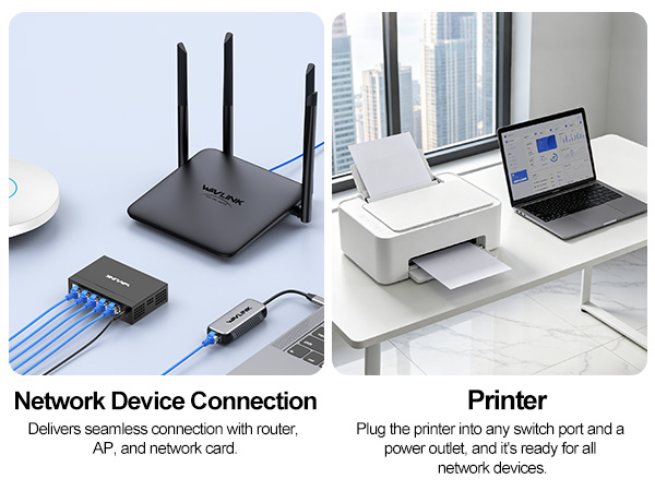 WAVLINK 5-Port Gigabit Ethernet Unmanaged Switch
