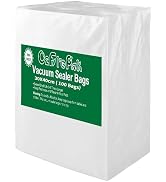 O2frepak 100 Count Big Gallon 12"x16" Vacuum Sealer Bags with BPA Free and Puncture Prevention,Va...