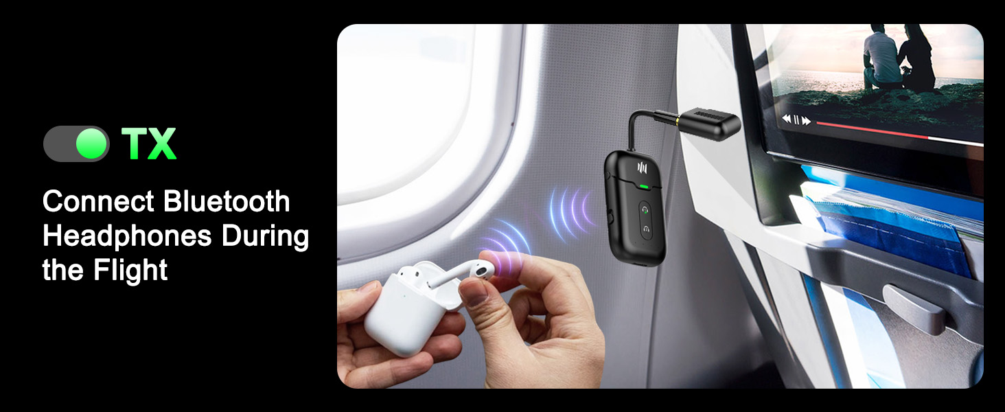 bluetooth adapter for airplane