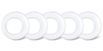 Tap Light, Push Light, 4 LED Touch Night Lights Battery Powered, Stick-on Anywhere Puck Closet Light