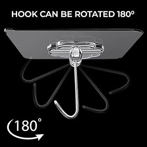 self adhesive hook hooks heavy duty ceiling plastic clear sticky