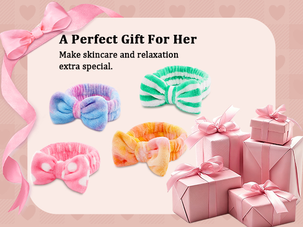 stocking stuffers spa skincare makeup washing face headband hair band accessories women girls