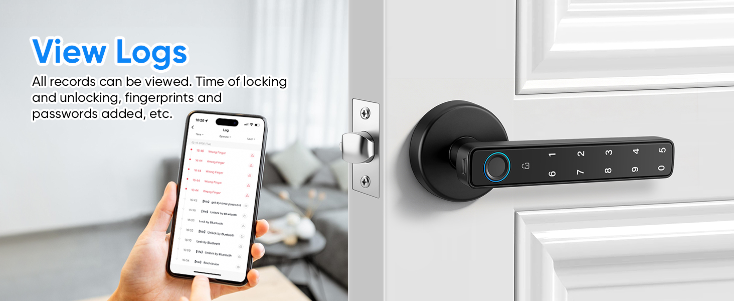 Smart Door Lock with Knob