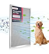 Torjim 24x24x1 Air Filter-MERV8, Washable & Reusable Electrostatic Air Filter, AC/HVAC Furnace Fi...