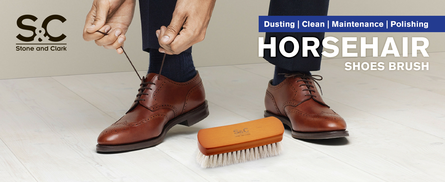 White horsehair brush