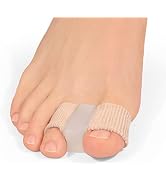 Kimihome 4 PCS Toe Spacers Separators, Wicking& Breathable Fabric Bunion Corrector with Gel Linin...