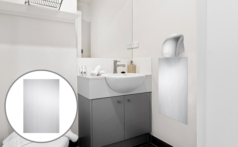 Kcgani 1 Pcs Hand Dryer Wall Splash Guard A+1