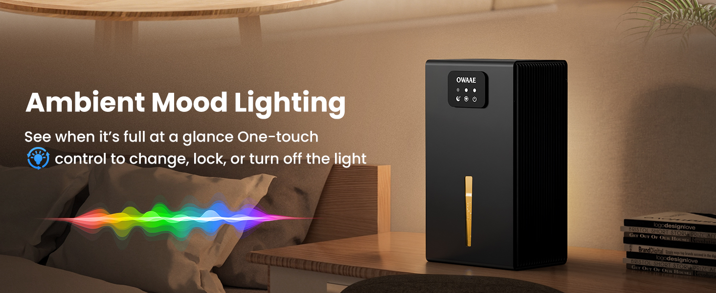 dehumidifier with 7-color light