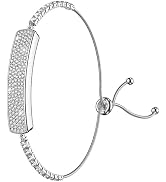Smart Bracelet Fitness Tracker for Women Screen-Free Elegant Jewelry Design 24/7 Heart Rate & Sle...