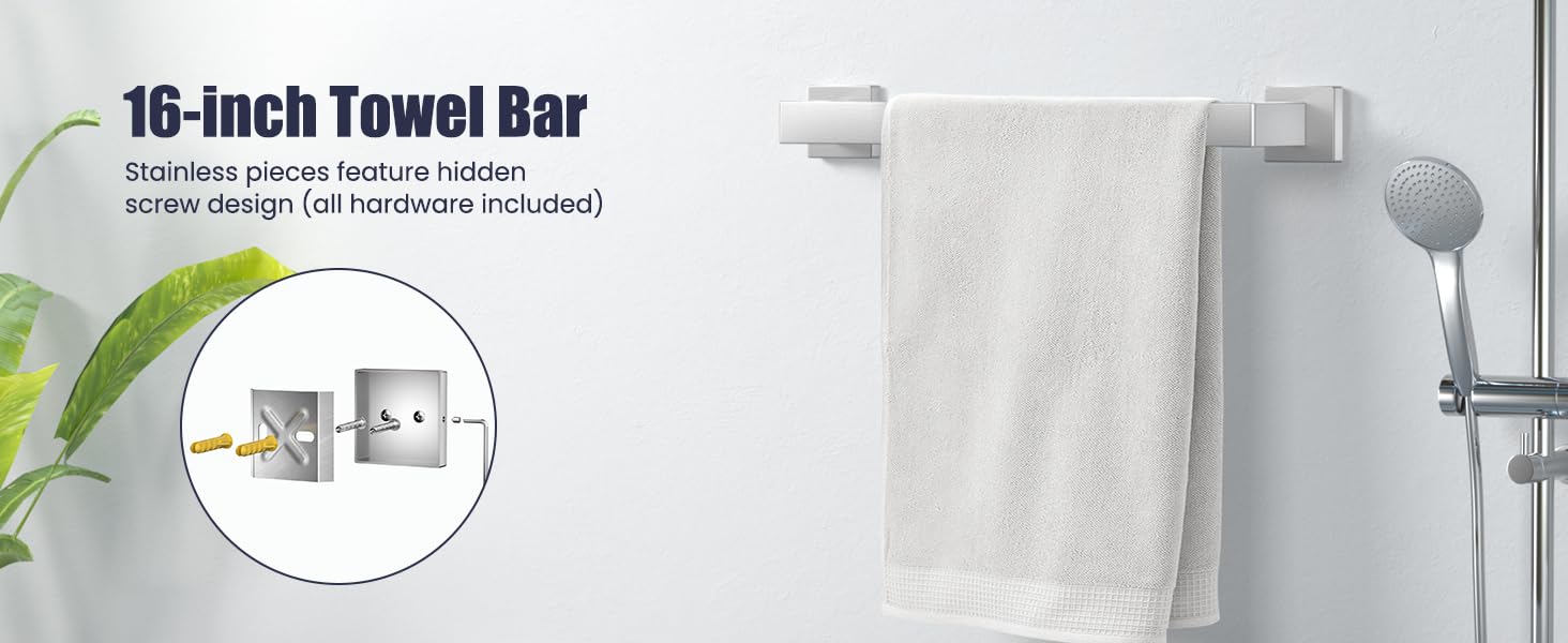 Towel bar set