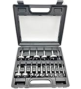 CORTOOL Forstner Bit Set 16Pcs Hex Shank, Wood Drill Bits Set with Multi Sided Shank